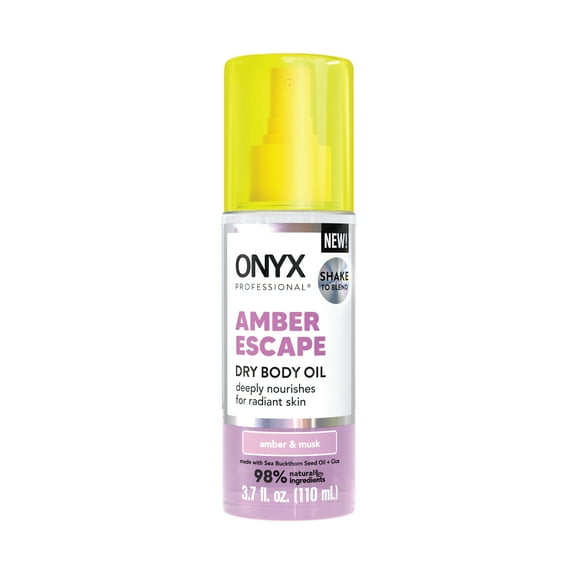 ONYX Professional Hydrating Dry Body Oil & Essence Duo, Amber Escape, 3.7 fl oz
