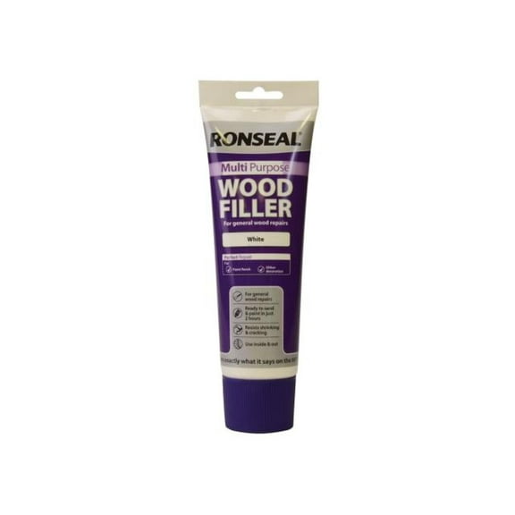 Ronseal - Multipurpose Wood Filler Tube White 325g