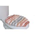 thumbnail image 2 of HOME WEAVERS INC Toilet Lid Cover, Machine Wash Seat Covers, 18x18, Coral, 2 of 9
