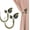 Antique Brass, variant on Leaf Shaped Curtain Tieback Holdbacks 2pcs, Handmade Metal Curtain Side Holders for Wall, Curtain Hook Pull Backs for Drapes Window Decoration Gold