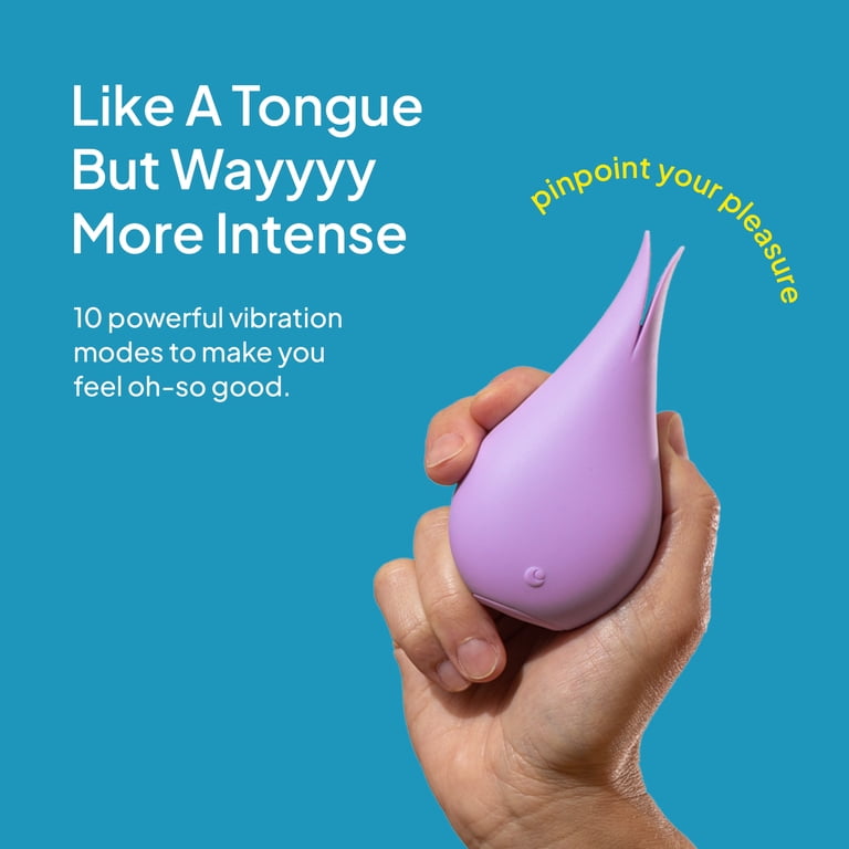 Hello Cake Flutter Vibe- an Ultra Fluttering Vibrator for Clitoral Play,  Lavender, 1 Count - Walmart.com