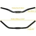 thumbnail image 2 of SATORI MELANGE MEDIUM Trekking Bicycle Aluminum Alloy Flat Handlebar 31.8x595mm, 2 of 5
