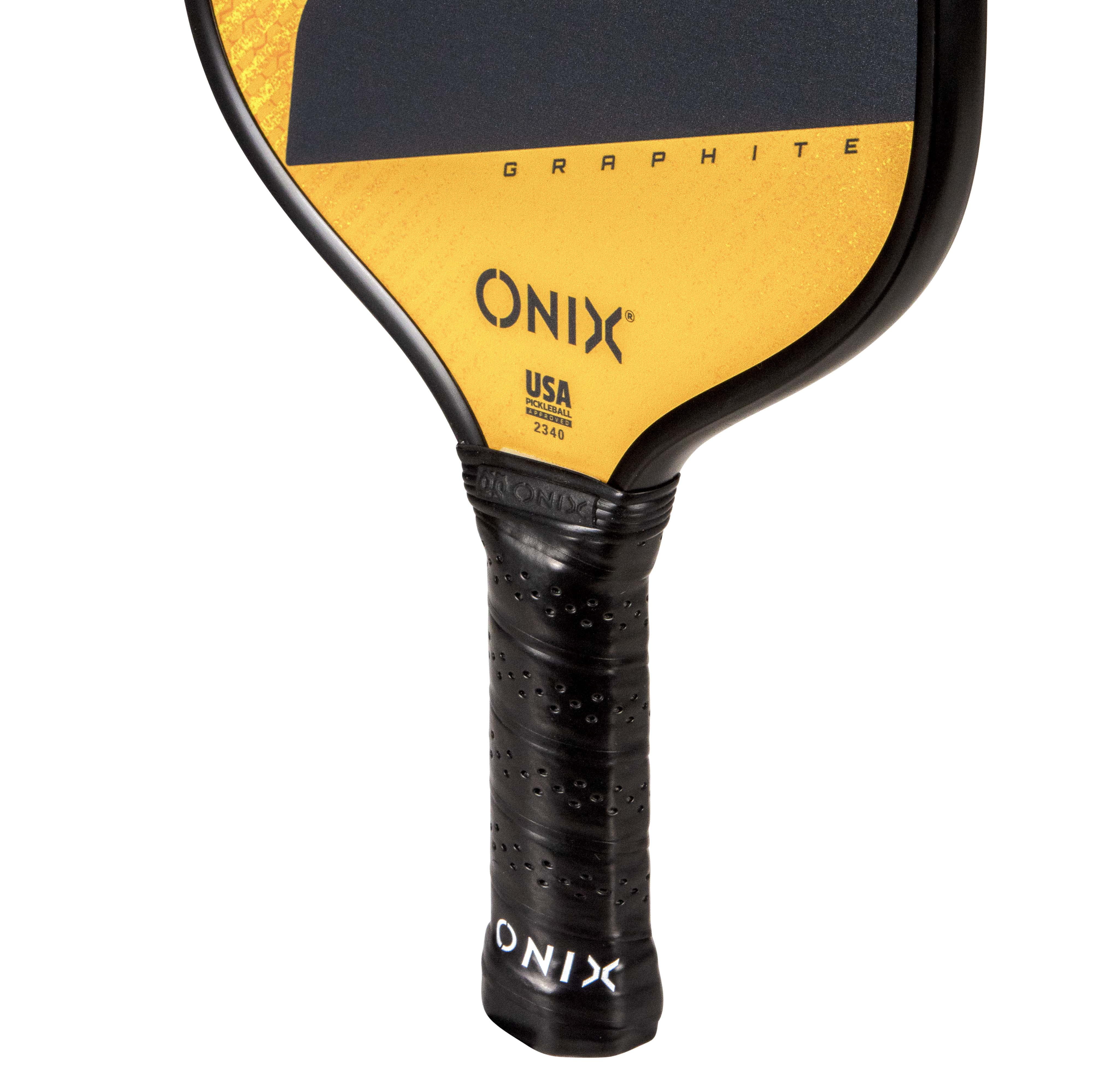 ONIX Graphite Z5 Graphite Carbon Fiber Pickleball Paddle with Cushion Comfort Grip,Gold