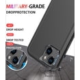 thumbnail image 2 of Diverbox for iPhone 14 Case [Shockproof] [Dropproof] [Tempered Glass Screen + Camera Lens Protector],Heavy Duty Protection Phone Case Cover for Apple iPhone 14 (Black), 2 of 8
