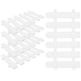 thumbnail image 2 of White PVC Fence for Decorative Use Perfect for Gardens Courtyards or Miniature Displays 5 Pieces, 2 of 9