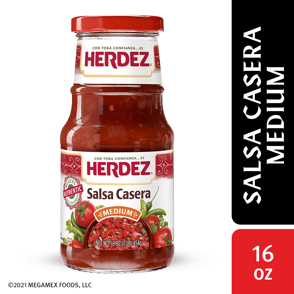 Herdez Salsa Casera, Medium, 16 Oz