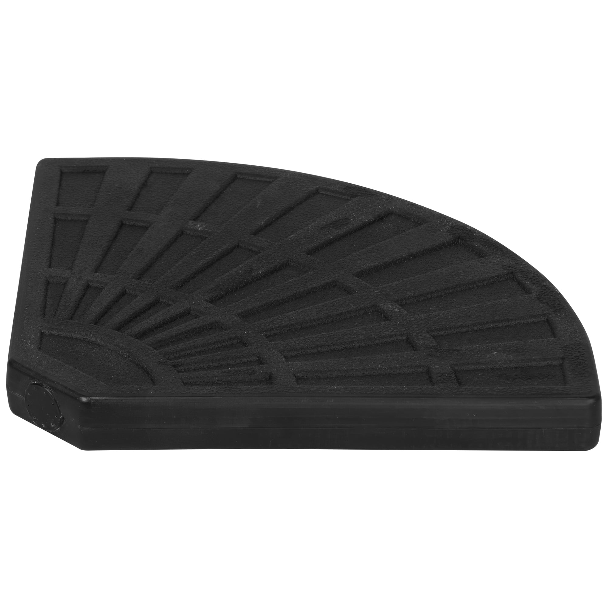 Northlight Fan-Shaped Weighted Base for Off-Set Patio Umbrellas - 26" - Black