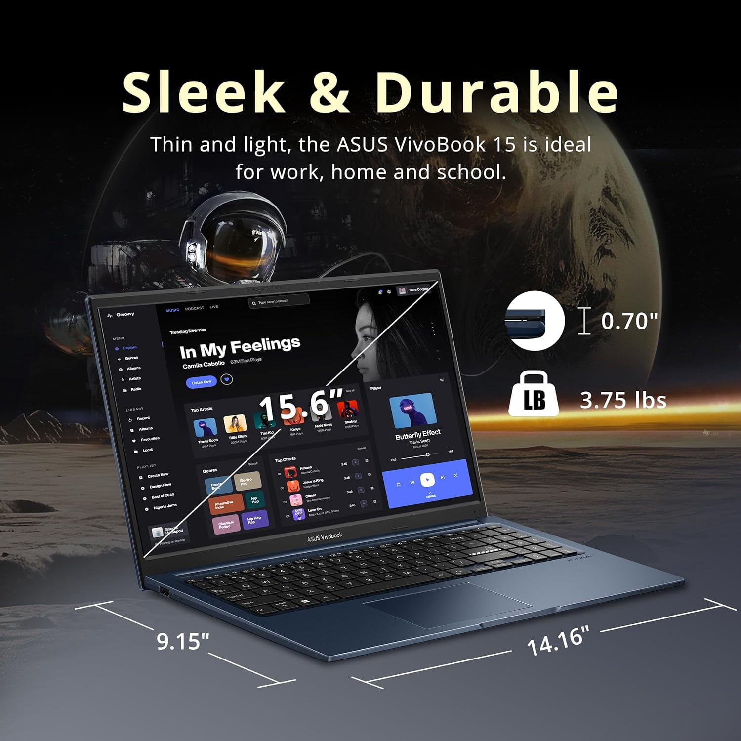 ASUS Vivobook 15.6 FHD Laptop, Intel i5-1235U, 40GB DDR4 RAM, 2.16
