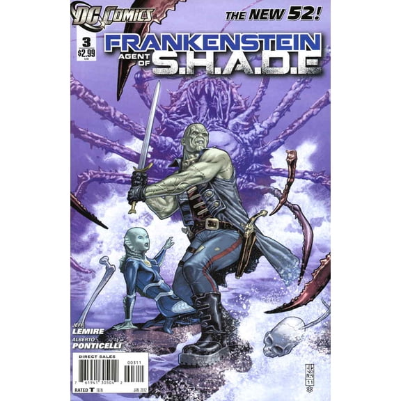 Frankenstein, Agent of S.H.A.D.E. #3 VF ; DC Comic Book