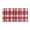 Red and White Plaid, variant on Dailycode Purple White Gingham Bathroom Rugs Non Slip Absorbent Soft Plush Quick Dry Bath Mat, 39"x20"