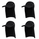 thumbnail image 1 of 4uds. Sombrero de pesca Unisex Sun Visor Cap Sun Protection con Ear Neck Cover Black, 1 of 2