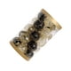 thumbnail image 1 of Yuarrent Adornos navideños vibrantes Bolas Decoraciones festivas Adornos de bolas navideñas brillantes Kits de decoración para fiestas Oro negro, 1 of 6