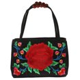 thumbnail image 1 of MasteelfCA 1PC Double Side Embroidered Handbag Retro Casual Ethnic Style Shoulder Bag for Lady(Random Pattern), 1 of 8