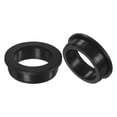 thumbnail image 1 of Uxcell 2-Pack 2.11 Inch Drill Hole, 1.65 Inch ID Grommets de Caucho de Silicona para Cableado, Tapones de Agujero, Escritorio, Tubería de Agua, Hidropónico, Riego [Negro], 1 of 1