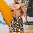 thumbnail image 2 of Yuyamidu Gothic Swim Trunks Men Beach Shorts with Pockets Swim Trunks Quick Dry Mens Bathing Suit for Swimming and Casual Beach Wear Man S, 2 of 8