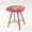 Red, variant on 17.5 x 18 x 14.5 in. Copper Metal Backless Stool