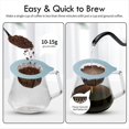 thumbnail image 4 of 50 Filtros de Café Portátiles, Filtros de Café Reutilizables No Tejidos, para Encapsular Café/Té Molido, Verter Sobre, 4 of 8
