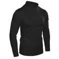 thumbnail image 3 of Men's high-neck bottoming shirt Slim-fit basic knitted warm top casual long-sleeved pullover, 3 of 4