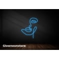 thumbnail image 2 of Glowneon Women Face Neon Sign, Abstract Face Led Light, Girl Face Neon Light, Bedroom Decor, 2 of 4