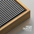 thumbnail image 4 of IDEA4WALL Framed Wall Art Print Set Geometric Black 3D Illusion Polygons Abstract Shapes Illustrations Modern Decorative Boho for Living Room, Bedroom, Office - 16"x24"x3 Natural, 4 of 5