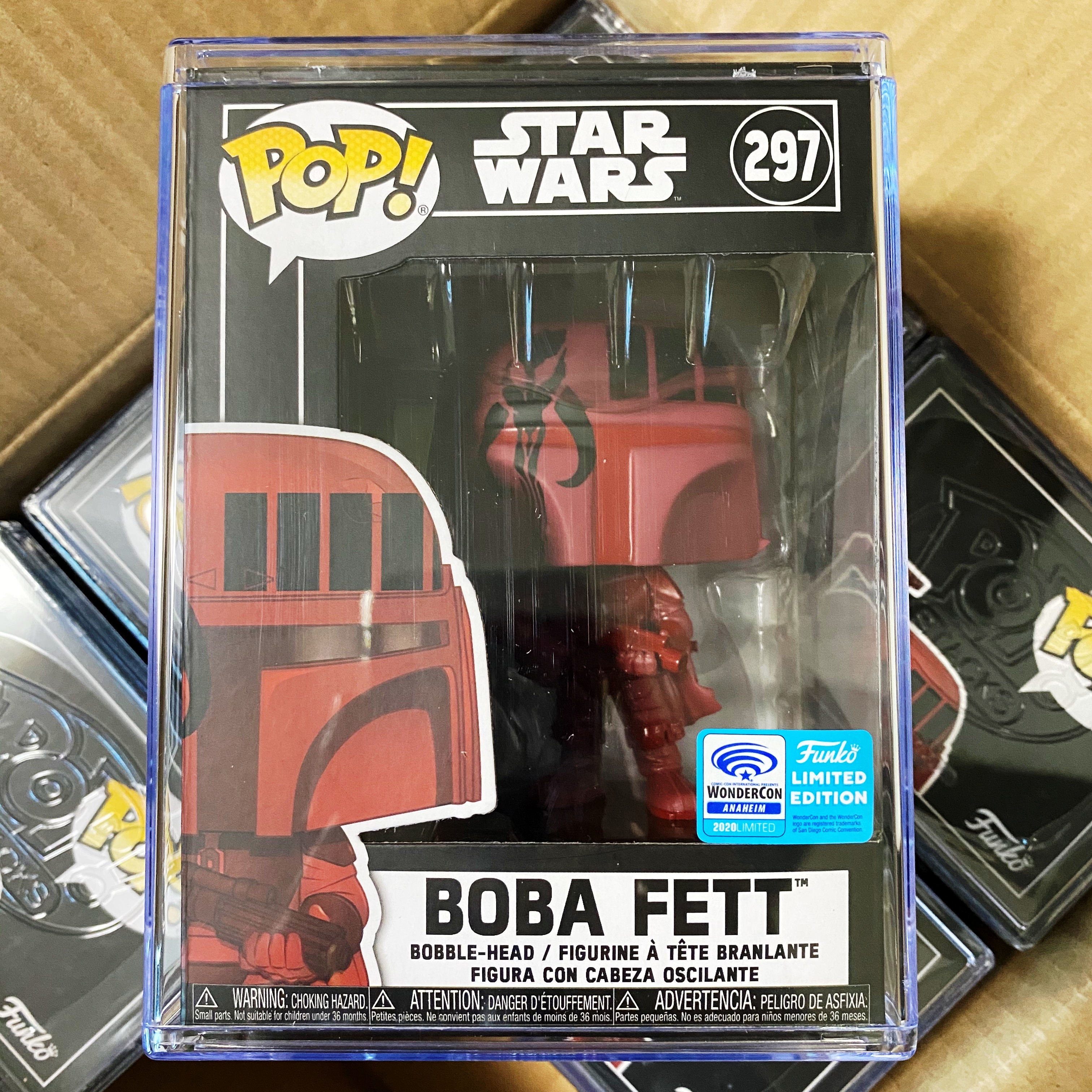 POP! Star Wars: 297 SW, Boba Fett (Red Futura) Exclusive - image 4 of 6