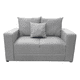 thumbnail image 1 of Love seat El Bazar Store Miami Lino Gris plata 2 plazas, Modular, Moderno, Sala, 1 of 3