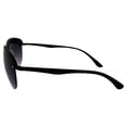 thumbnail image 3 of AlterImage Amelia Fashion Retro Sunglasses for Women Semi-Rimless Aviator Black Frame w/ Gradient Smoke Lenses, 3 of 7