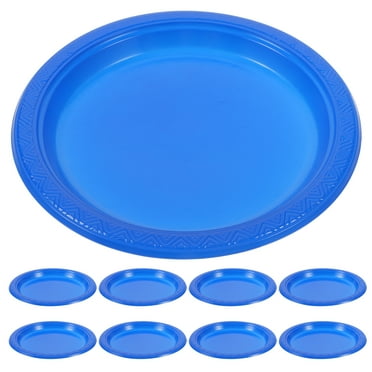 Efavormart Set of 10 - 10" White Round Disposable Plastic Dinner Plates ...