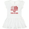 thumbnail image 3 of Inktastic Military Dad Deployment Red Friday Girls Baby Dress, 3 of 5