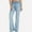Light Blue, variant on Qulqfy Black Womens Summer Jeans Denim Baggy Bootcut High Waisted Casual Trendy Jeans Athletic Pants for Women L