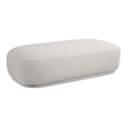 thumbnail image 2 of Moe's Home Collection Marion Ottoman Fabric White, 2 of 8