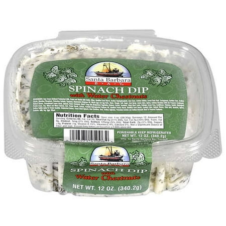 Santa Barbara Bay w/Water Chestnuts Spinach Dip, 12 Oz