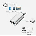 thumbnail image 3 of Adaptador Mini Tipo-C USB 3.1 a Micro USB Injueey Negro 27 * 11 * 6 mm, 3 of 6