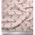 thumbnail image 1 of Soimoi Crepe Silk Fabric Floral & Coconut Tree Night Wear Print Fabric by The Yard 42 Inch Wide, 1 of 1