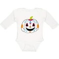 thumbnail image 3 of Inktastic Day of the Dead Pumpkin Boys or Girls Long Sleeve Baby Bodysuit, 3 of 5