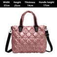 thumbnail image 4 of Bolso de mano acolchado para mujer, bolso de mano tipo shopper, bolso tipo hobo suave e impermeable, bolsos de hombro ligeros para el trabajo, el entrenamiento, 4 of 6