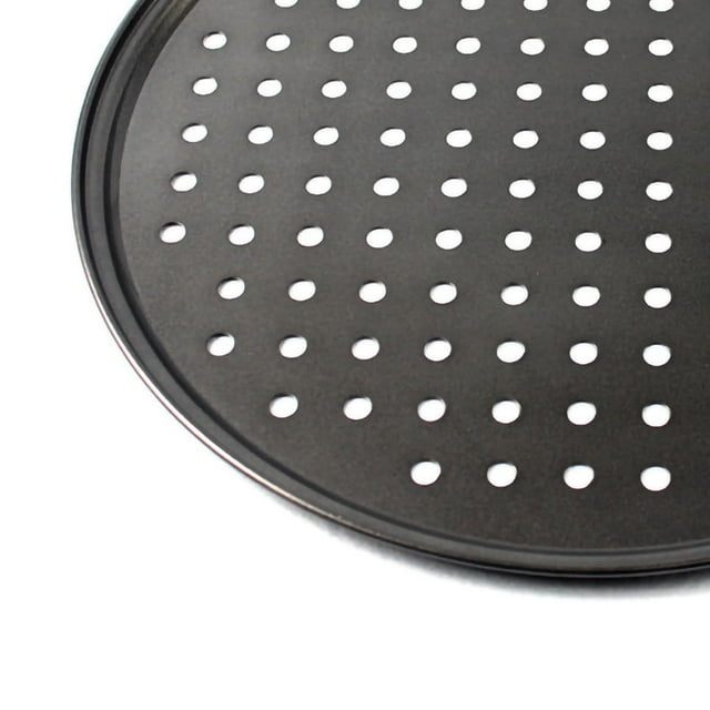 Perforated Pizza Baking Pan Vented Pizza Pan Firm Bottom Vented Pizza Pan Perforated Pizza Pan Non Stick Baking Easy Unmolding Firm Bottom Vented Pizza Pan