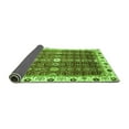 thumbnail image 2 of Ahgly Company Indoor Round Abstract Green Modern Area Rugs, 6' Round, 2 of 4