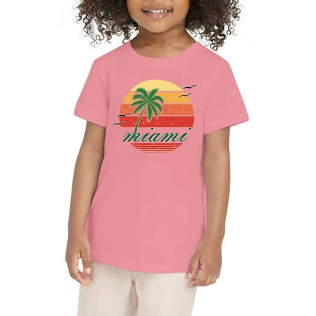 

Yzengfg Kids Girls Tee Summer Coconut Tree Sunset Beach Top Hawaii Vacation Short Sleeve Tropical Shirts For Teen Girl Girls Tops Tees & Shirts 9-10 Years