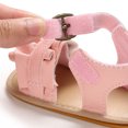 thumbnail image 5 of Odeerbi Infant Toddler Boys Girls Slip Resistant Shoes Rubber Sole Prewalker Baby Cute Summer Princess Sandals Flat First Walkers Footwear Pink, 5 of 9