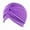 Purple, variant on Baberdicy on Clearance under $5 1 Stretch Turbans Pleated Headwraps Assorted Colors Head Hair Covers Solid Head Coverings for Women Girls Sleeping Head Accessories Black One Size