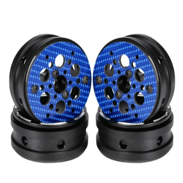 Llanta de fibra de carbono para 1/10 Axial CC01 Crawler Bewildely accesorios negros para coche RC Kits de construcción modelo