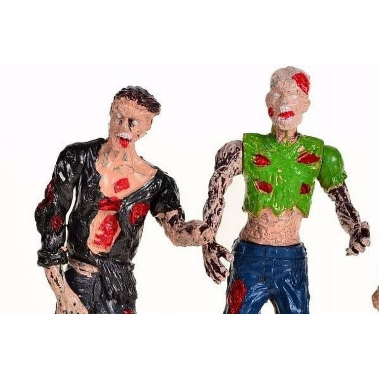  Marysay Zombie Action Figures with Movable and Detachable  Joints 6 Pack Dead Warking Halloween Toy Soldiers Playset for Toddlers Age  6 7 8 9 yr Old Boys Girls Kids Children : Toys & Games