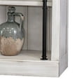 thumbnail image 4 of Avondale 8' Tall Bookcase Wall With Ladder Storage Organizer Display White, 4 of 8