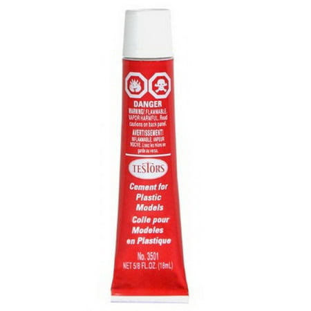 Abs Plastic Cement - Plastic Model Cement , Carded, 5/8oz
