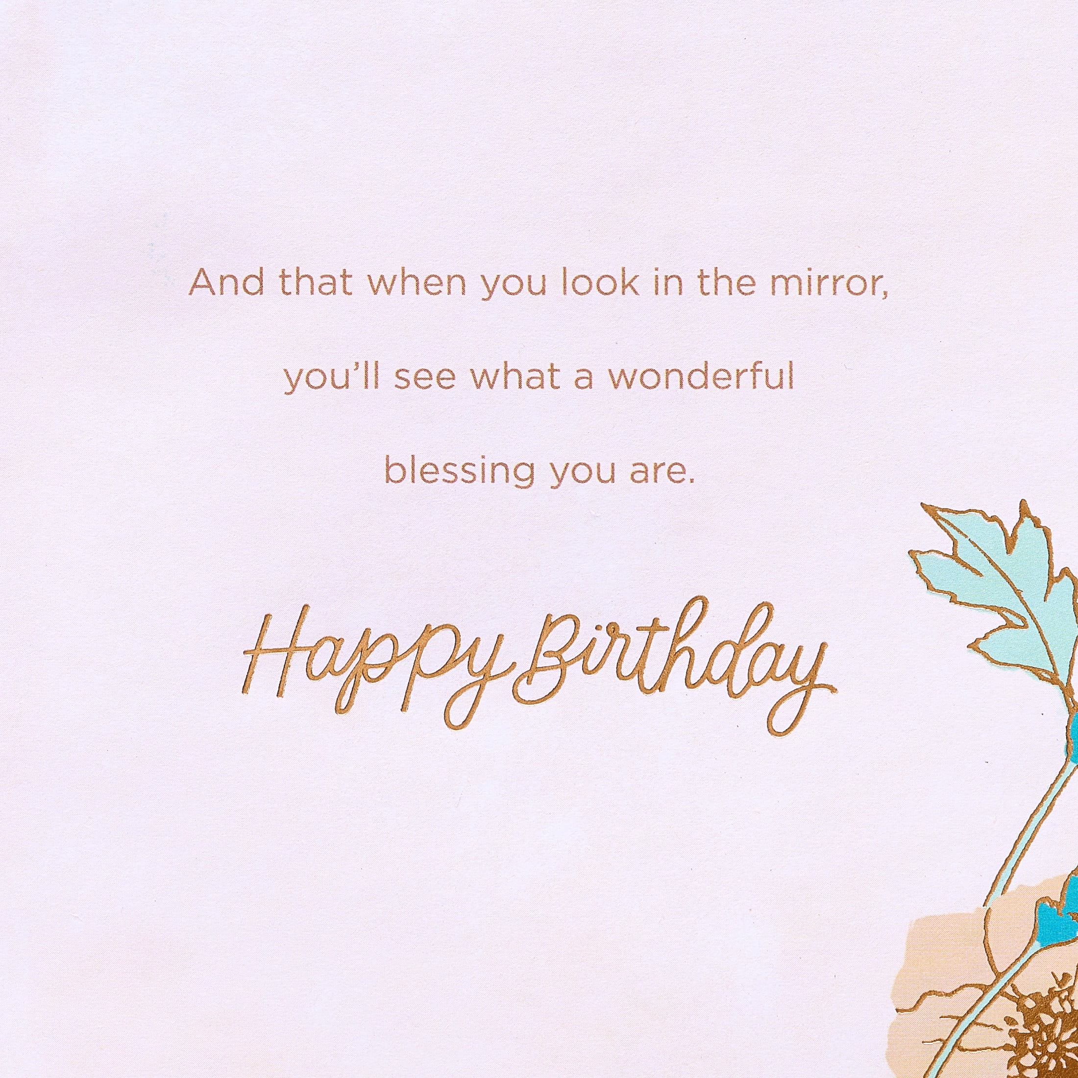American Greetings Birthday Card for Daughter (Floral Design)