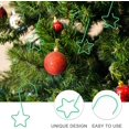 thumbnail image 3 of 40Pcs Christmas Five- Pointed Star Hook Light String Hook Christmas Tree Hook Christmas Wall Lamp, 3 of 5