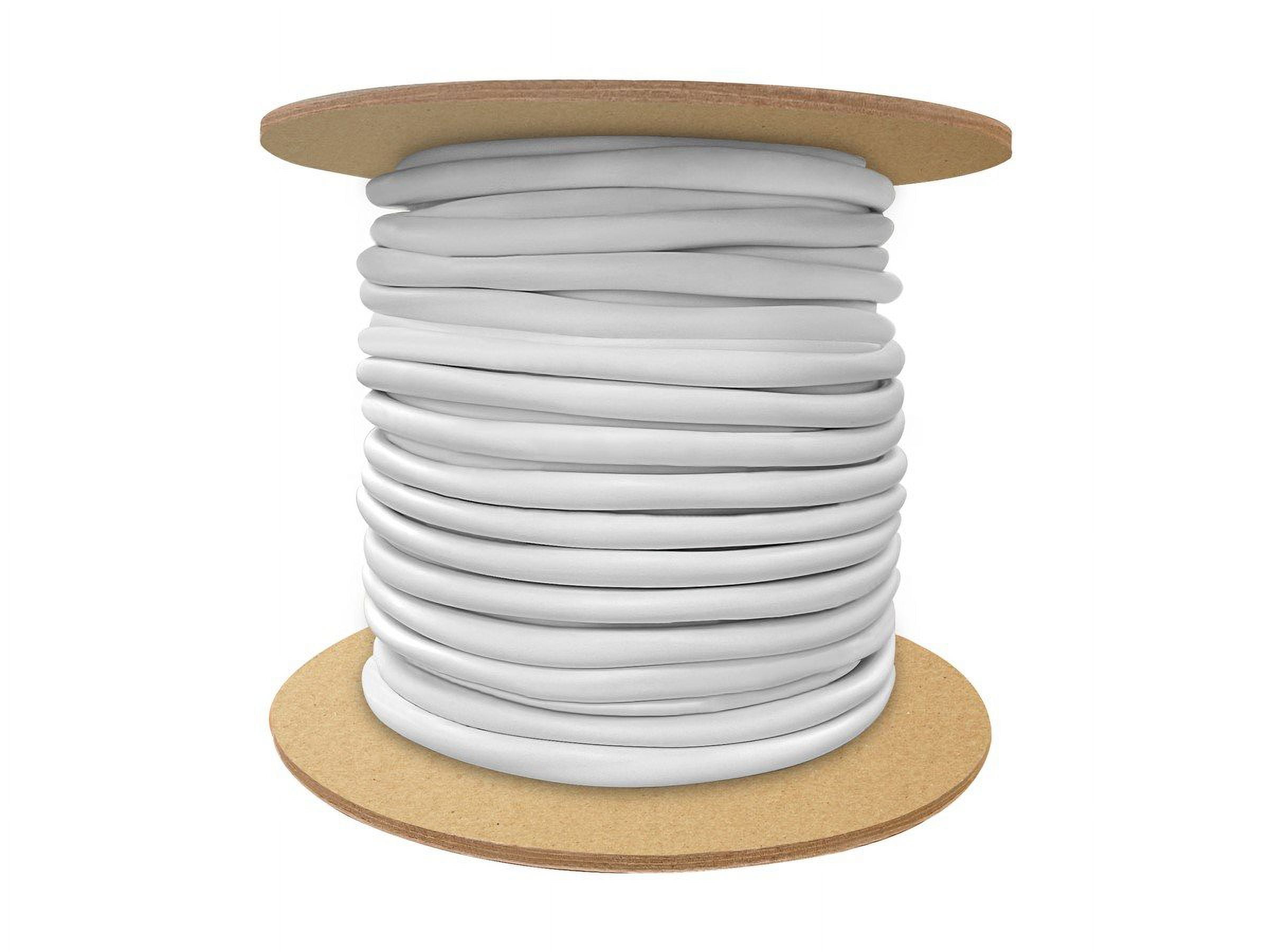 Monoprice Speaker Wire, CL2 Rated, 2-Conductor, 16AWG, 50ft, White