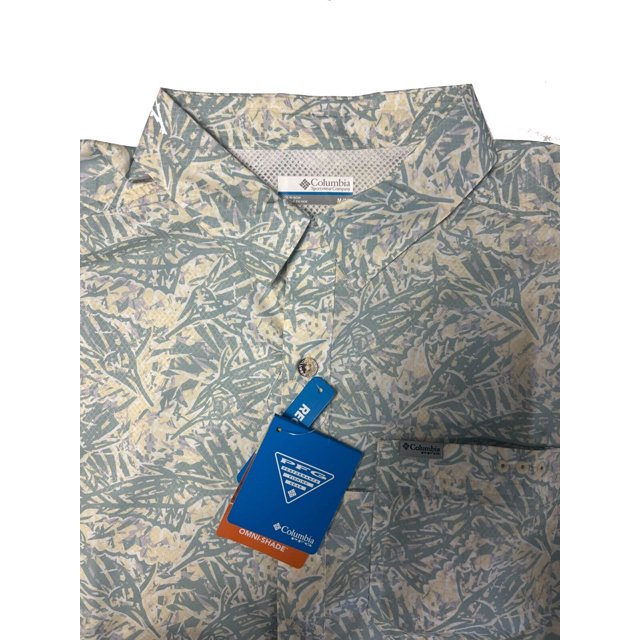 Columbia Chemise Homme Omni-Wick Super Slack Tide Camp Imprimé Partout M/c