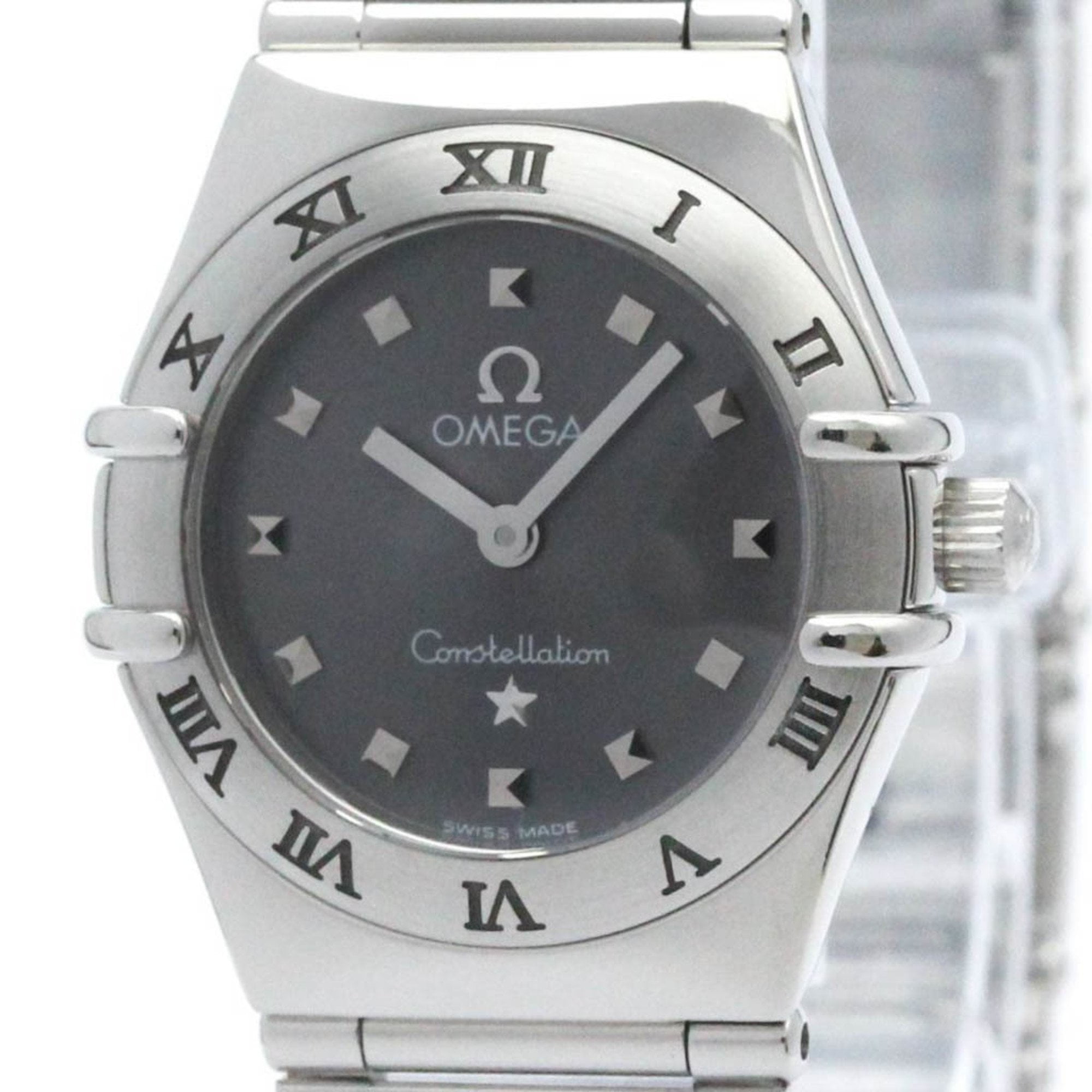 Pre-Owned Polished OMEGA Constellation My Choice Quartz Ladies Watch 1561.51 BF571221 (Good)